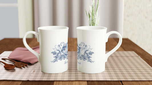 Zwiebelmuster-Porzellantasse (10 oz)