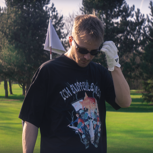 "Ich empfehle mich"-Shirt - Oversized - Bio-Baumwolle