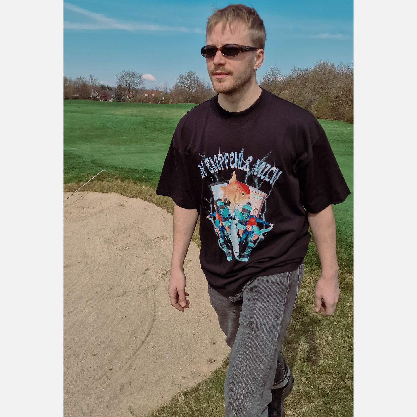 "Ich empfehle mich"-Shirt - Oversized - Bio-Baumwolle